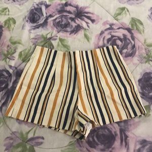 Striped forever 21 shorts